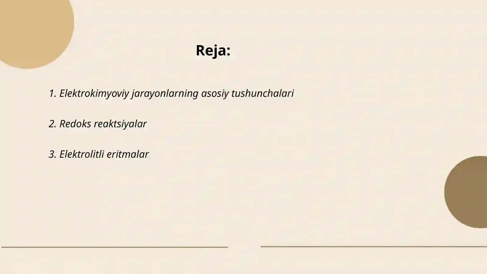 Elektrokimyoviy jarayonlar 2