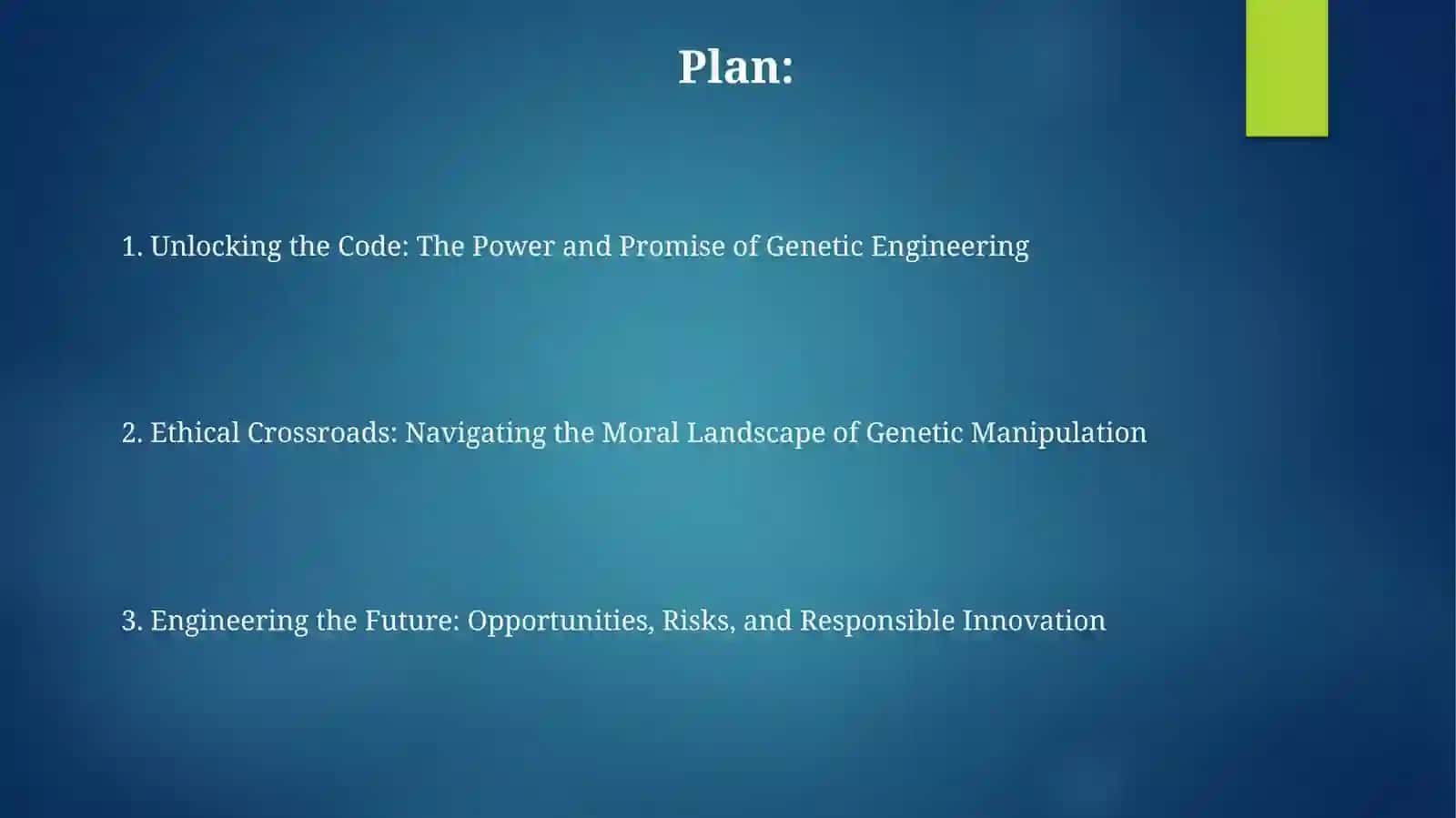 Genetic Engineering abd Ethics 2