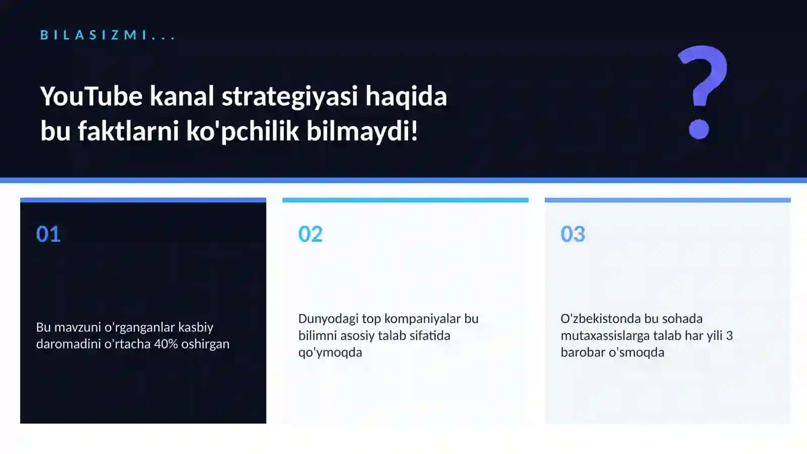 YouTube kanal strategiyasi 2