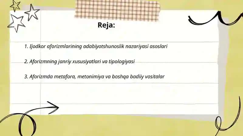 Ijodkor Aforizmlari 2