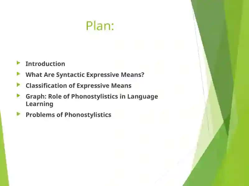 Syntactic expressive means and stylistic devices 2