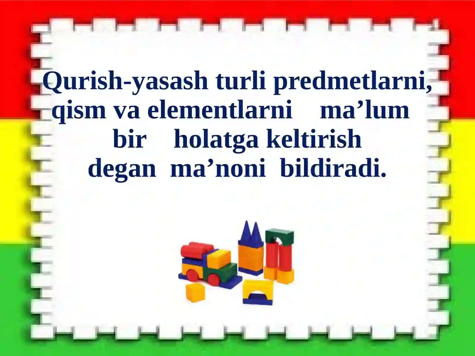 Qurish-yasash 2