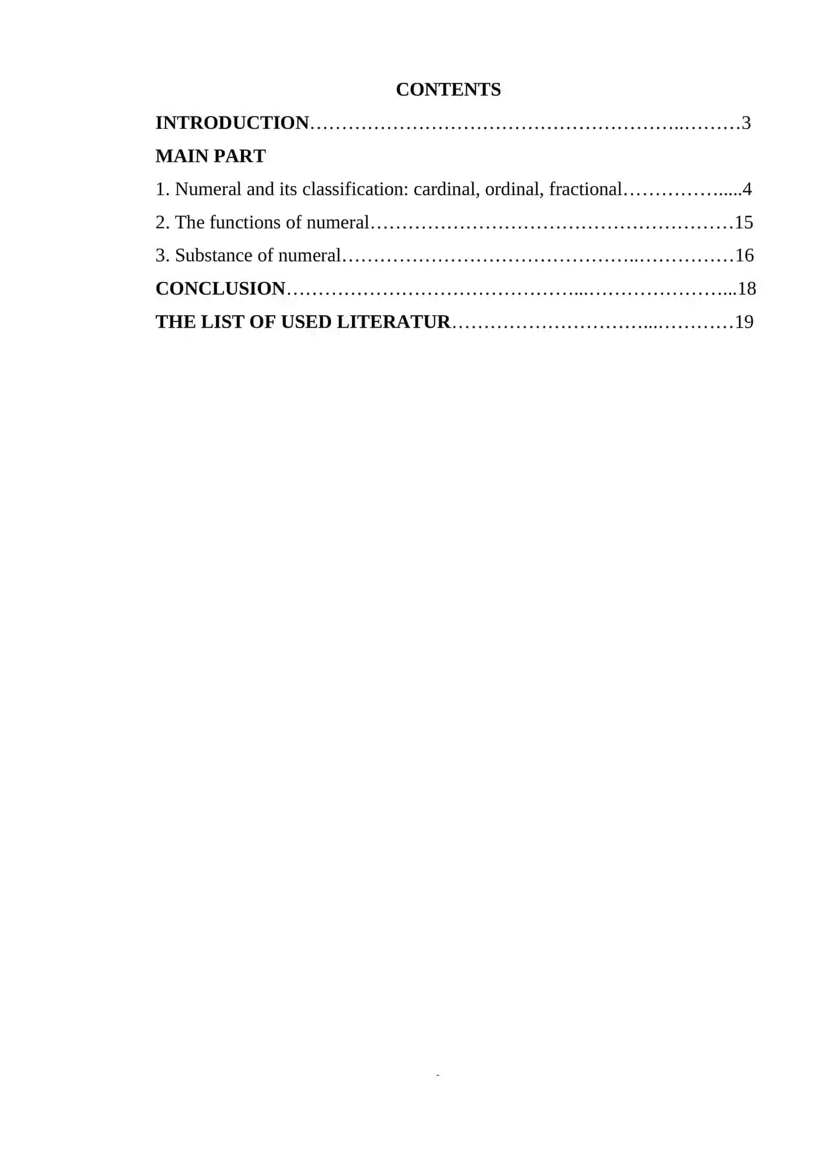 Numeral and its classification in English 2