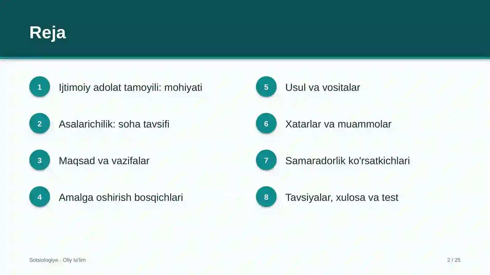 Asalarichilikda ijtimoiy adolat tamoyili 2