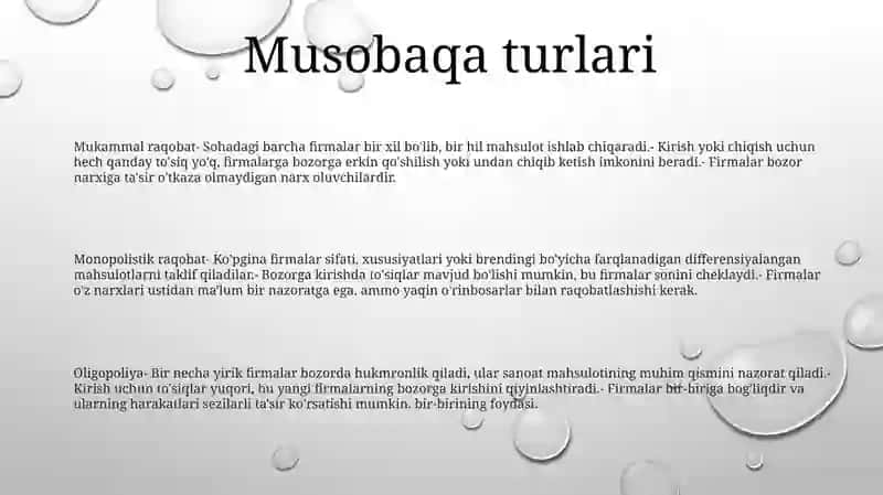 Raqabot Turlari Va Shakllari 2