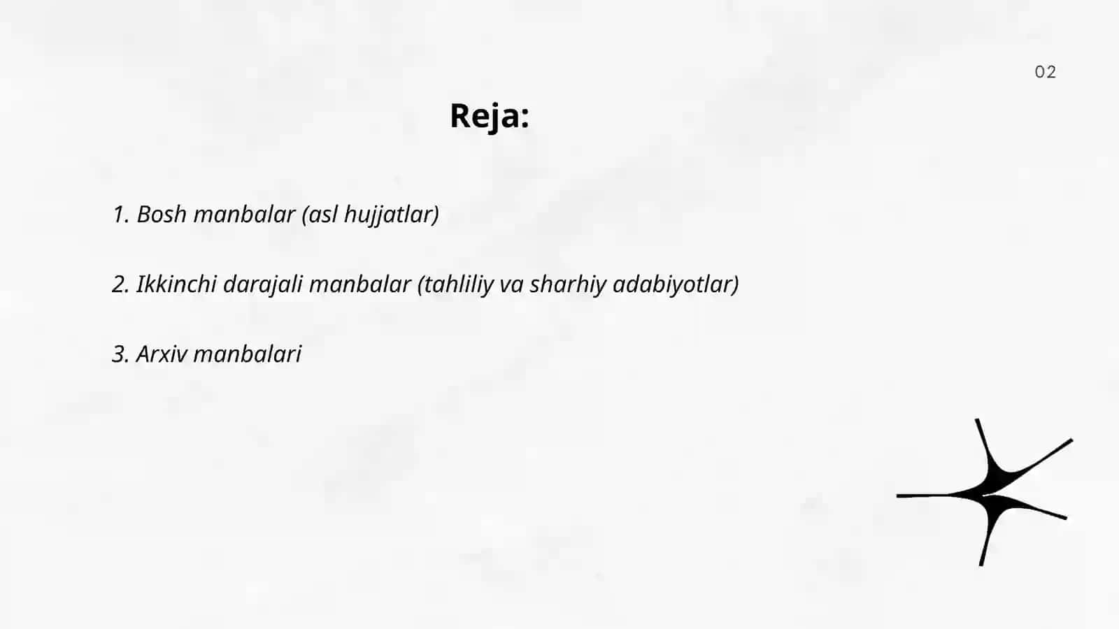 Manbalar va adabiyotlar turlari 2