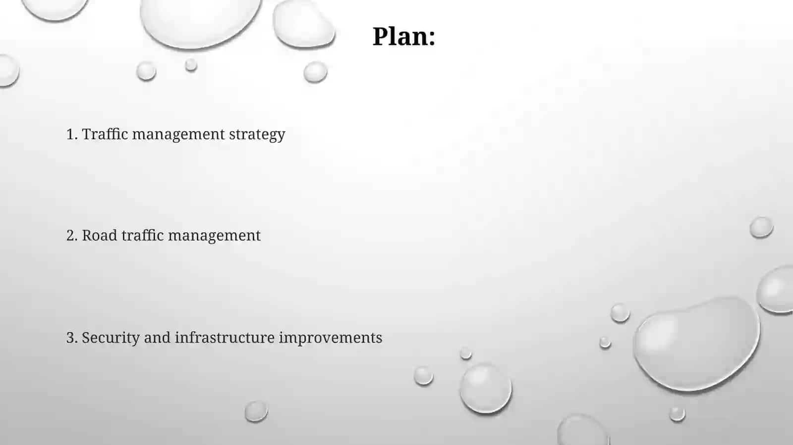 Traffic Management Ways 2