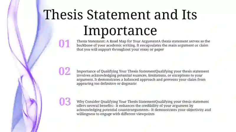 Qualifying Your Thesis Statement 2
