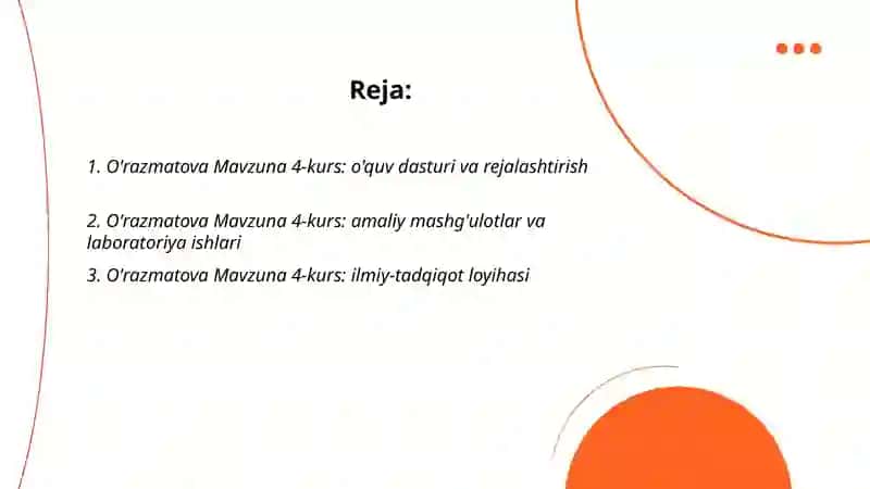 O'razmatova Mavzuna 4-kurs 2