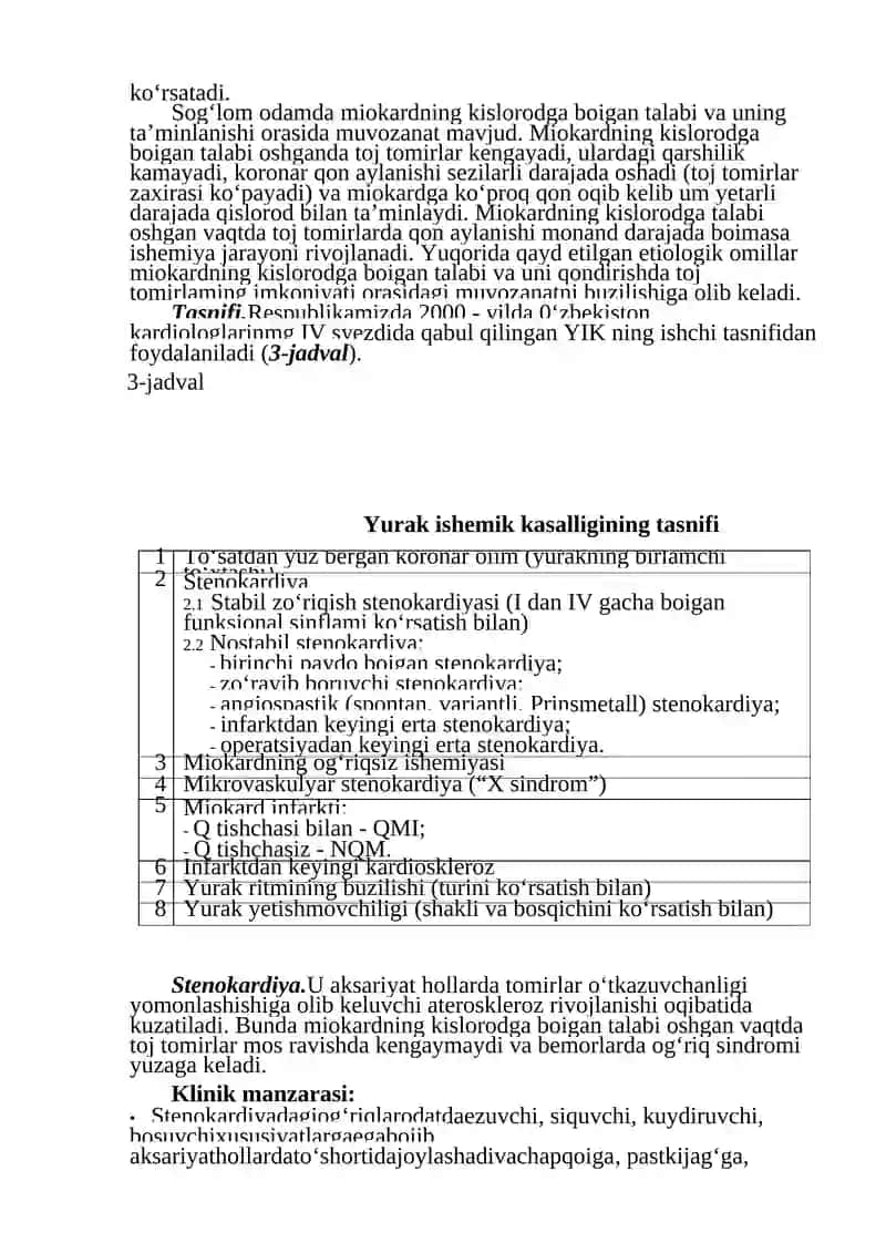 Yurak Ishimik Kasalliklari 2
