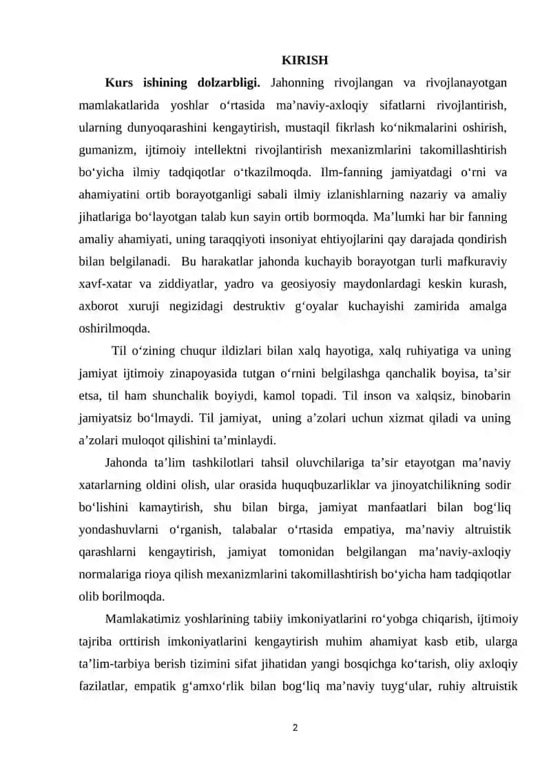 Nutqning o'qituvchi faoliyatidagi o'rni. 2