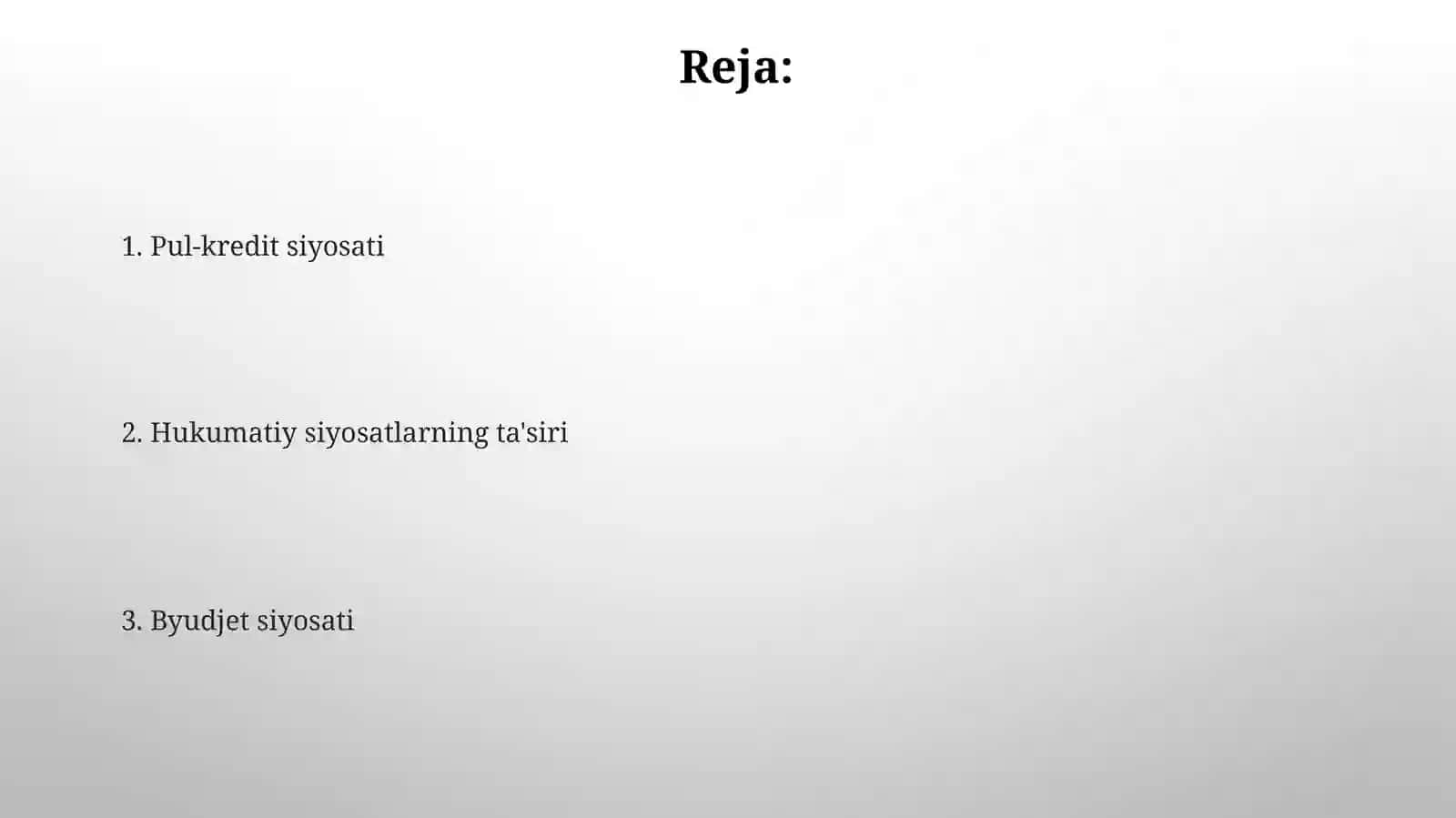 Davlatningmonitarvafiskalsiyosati 2