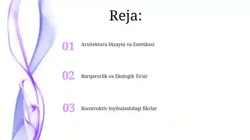 Sirk binolarini loyihalash 2