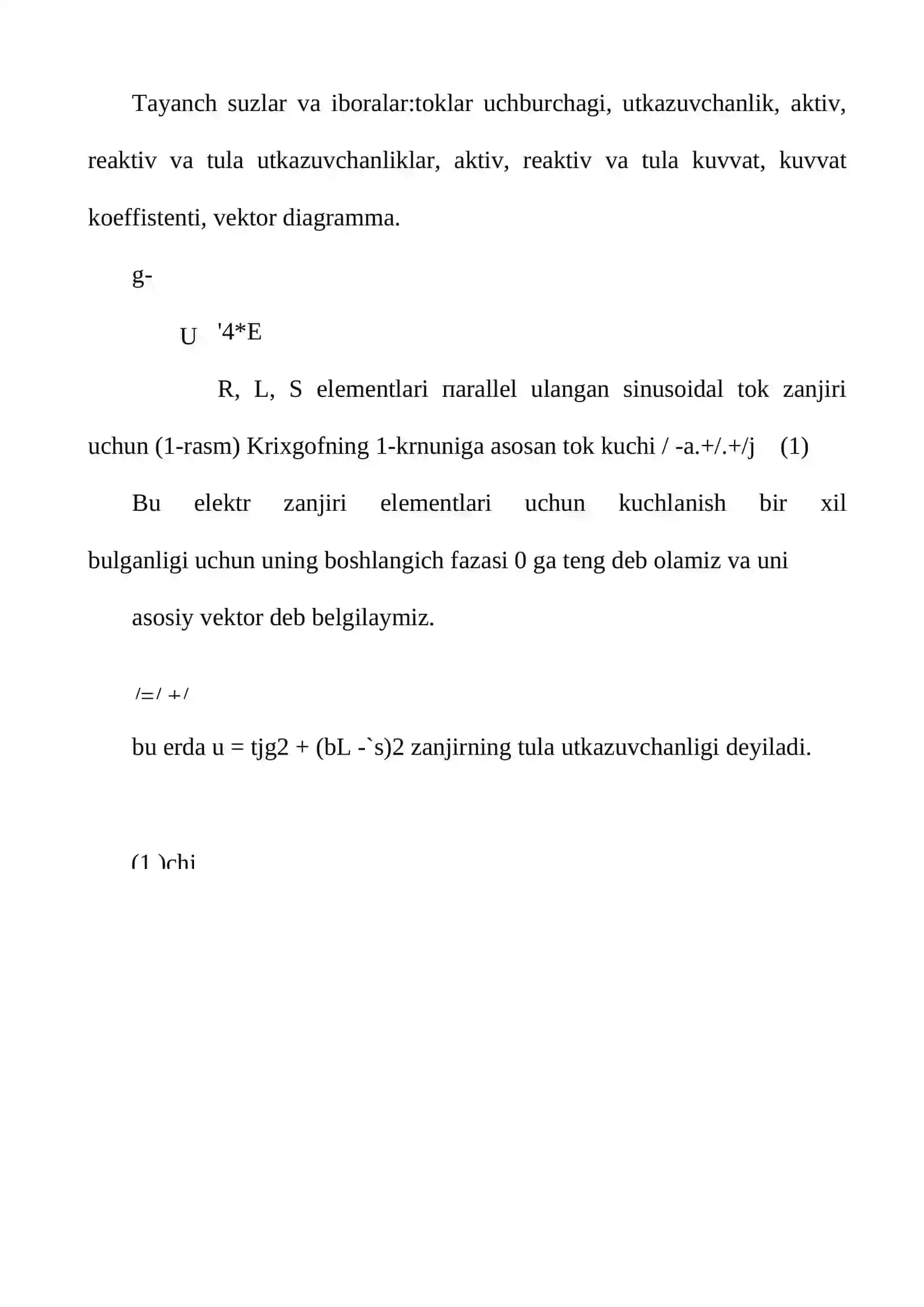 Elеktr zаnjiri R,L,C pаrаllеl ulаngаn hоl 2
