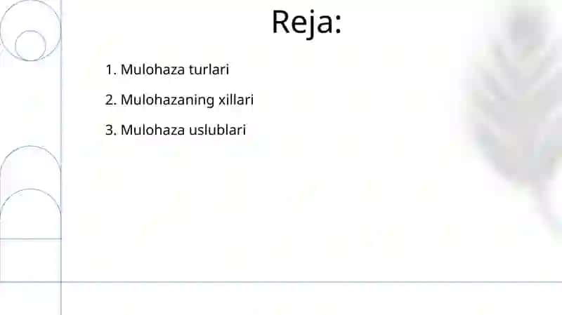 Tafakkur turlari va tiplari 2