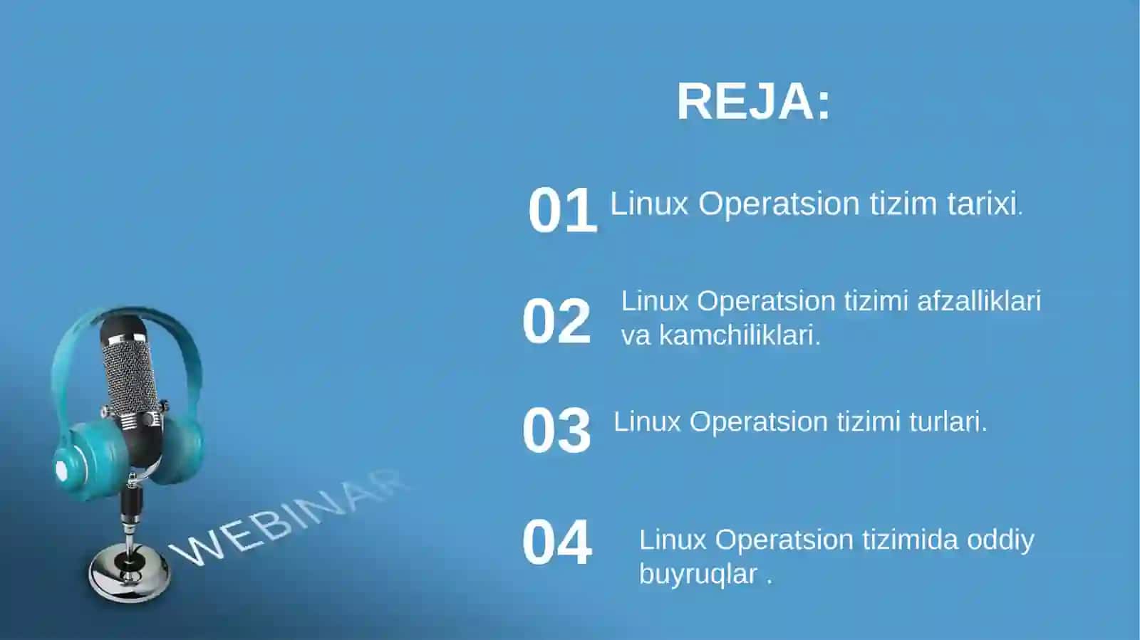 LINUX OPERATSION TIZIMLARI 2
