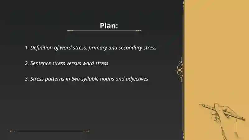 Stress. Strong and weak vowels 2