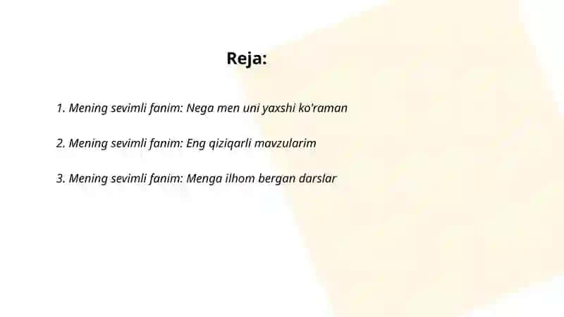 Mening sevimli fanim 2