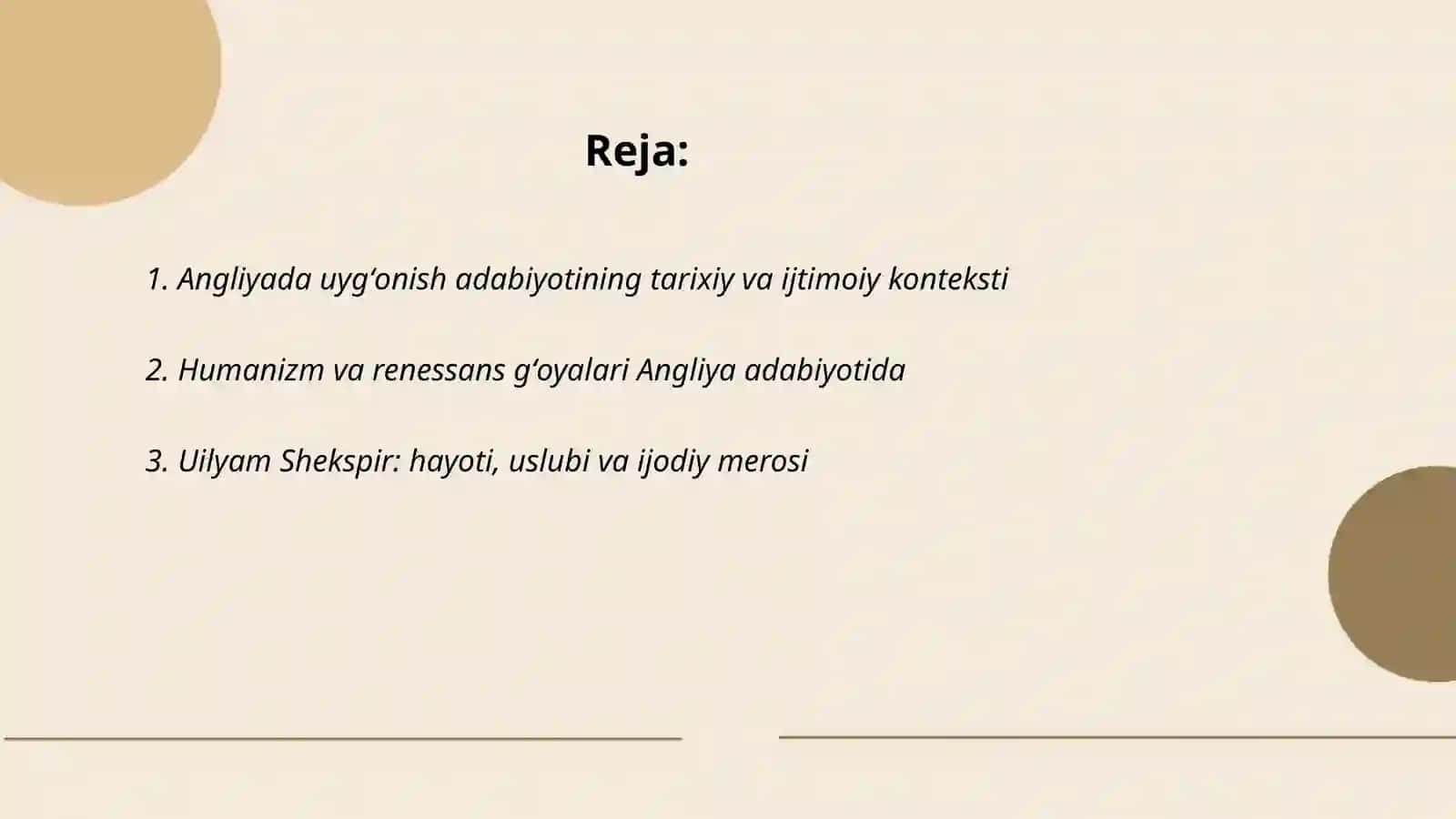 Angliyada uygʻonish adabiyoti 2