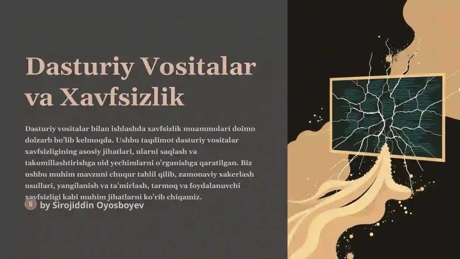 Dasturiy Vositalar va Xavfsizlik 2