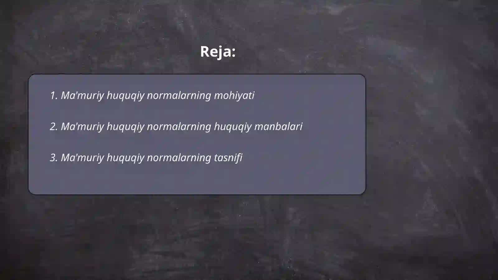 Ma'muriy huquqiy normalar va ularning turlari 2