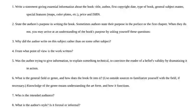 WRITING A BOOK REVIEW 2