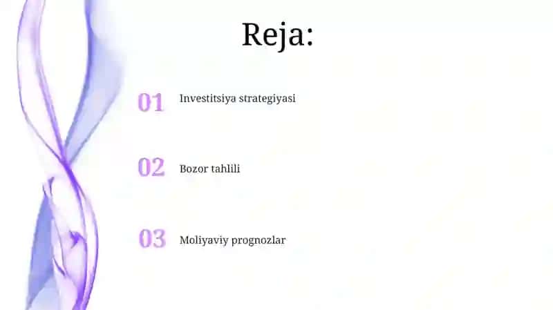 Moliyaviy prognozlar 2