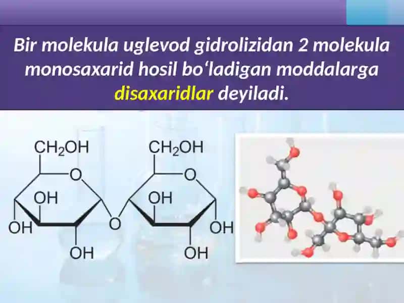 Disaxaridlar,polisaxaridlar.Olinishivaxossalari 2