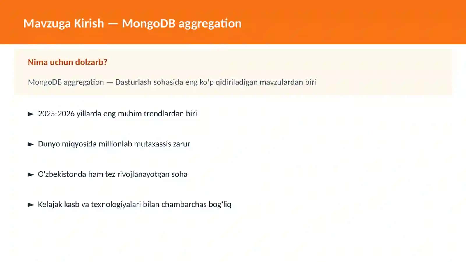 MongoDB aggregation 2
