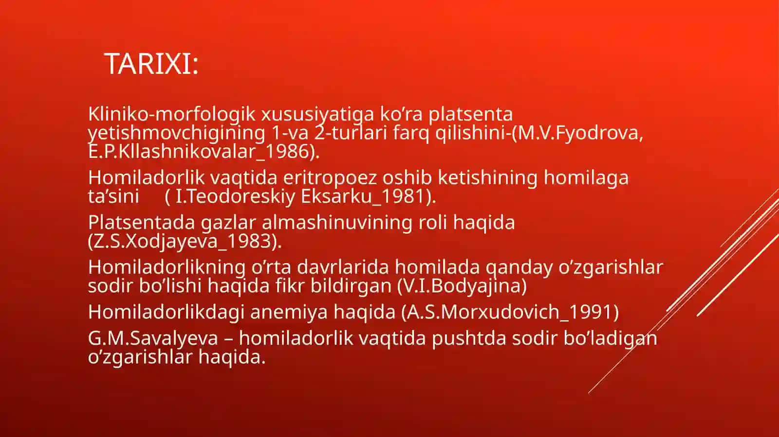 Homilada qonaylanishi 2