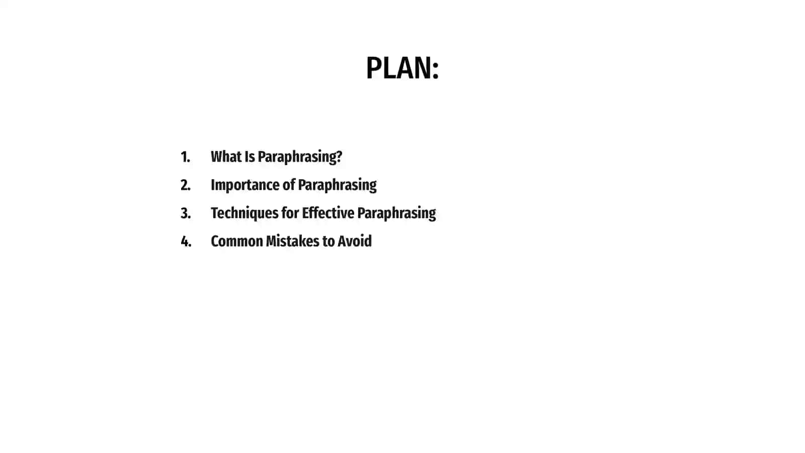 Paraphrasing Techniques 2
