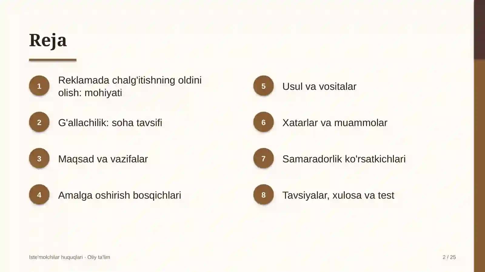 g'allachilikda reklamada iste'molchilarni chalg'itishning oldini olish 4171 2
