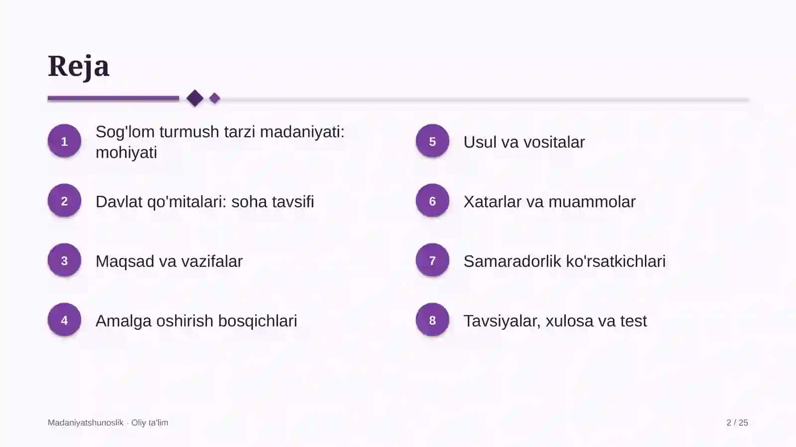 Davlat qo'mitalarida sog'lom turmush tarzi madaniyati 2