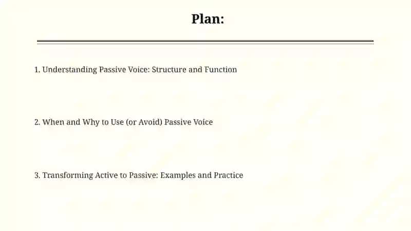 Passive voice 2