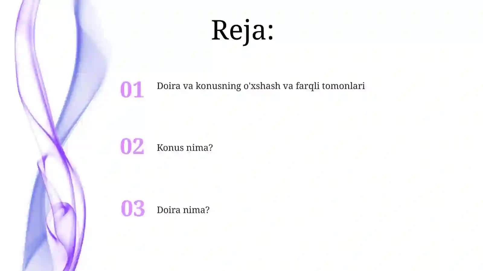 Doira va konus 2