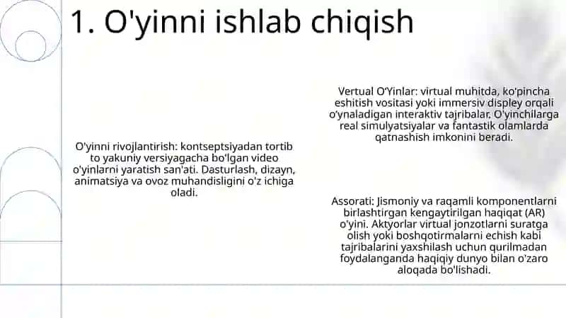 Vertual OʻYinlarni Assorati 2