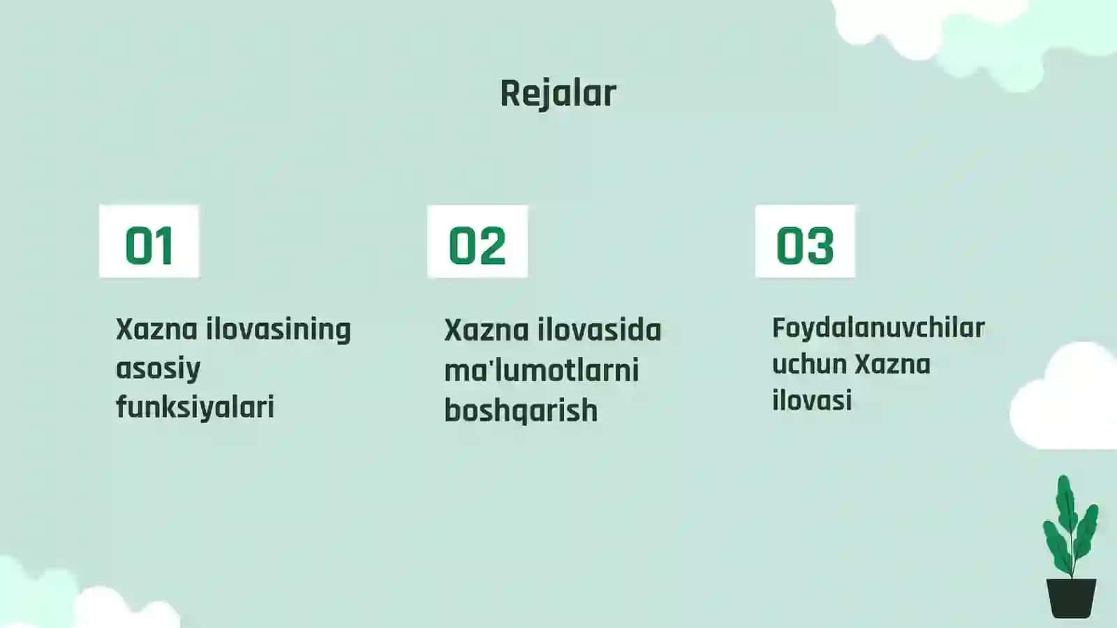 Xazna ilovasi 2