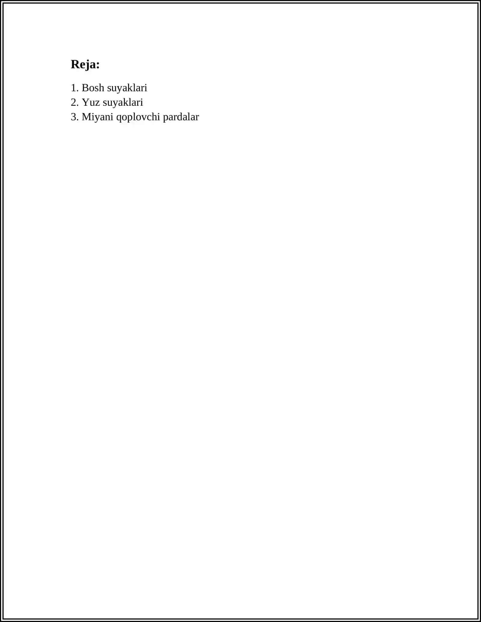 BOSH MIYANING ANATOMIYASI 2