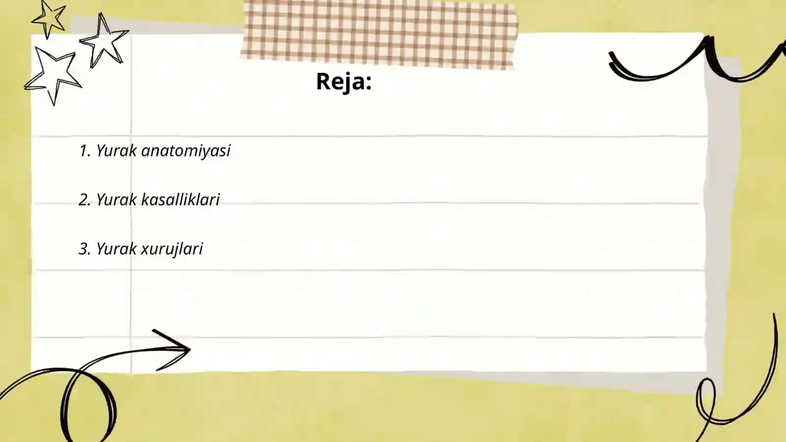 Yurak anatomiyasi 2