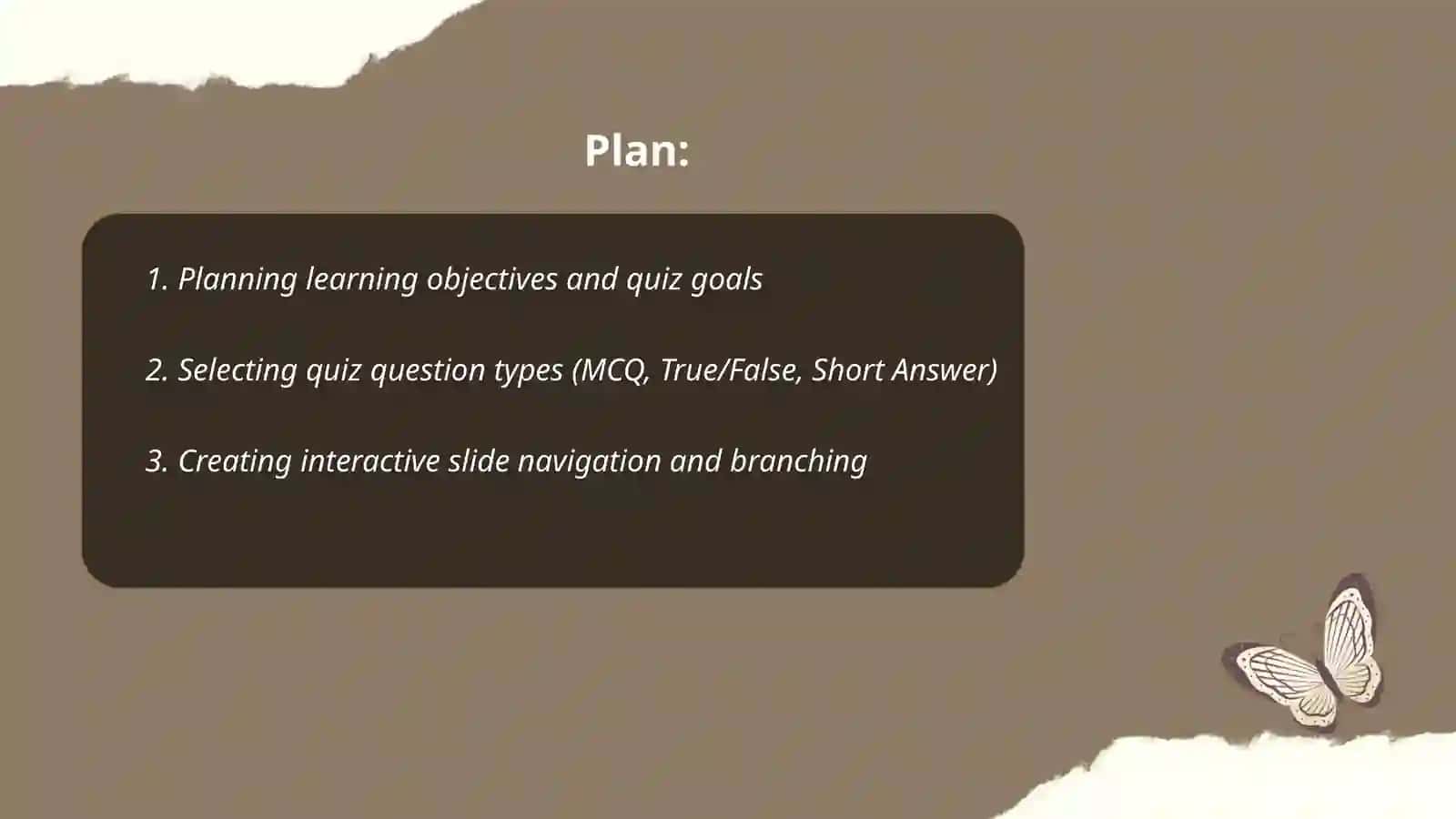 Interactive Power Point with Quizz 2