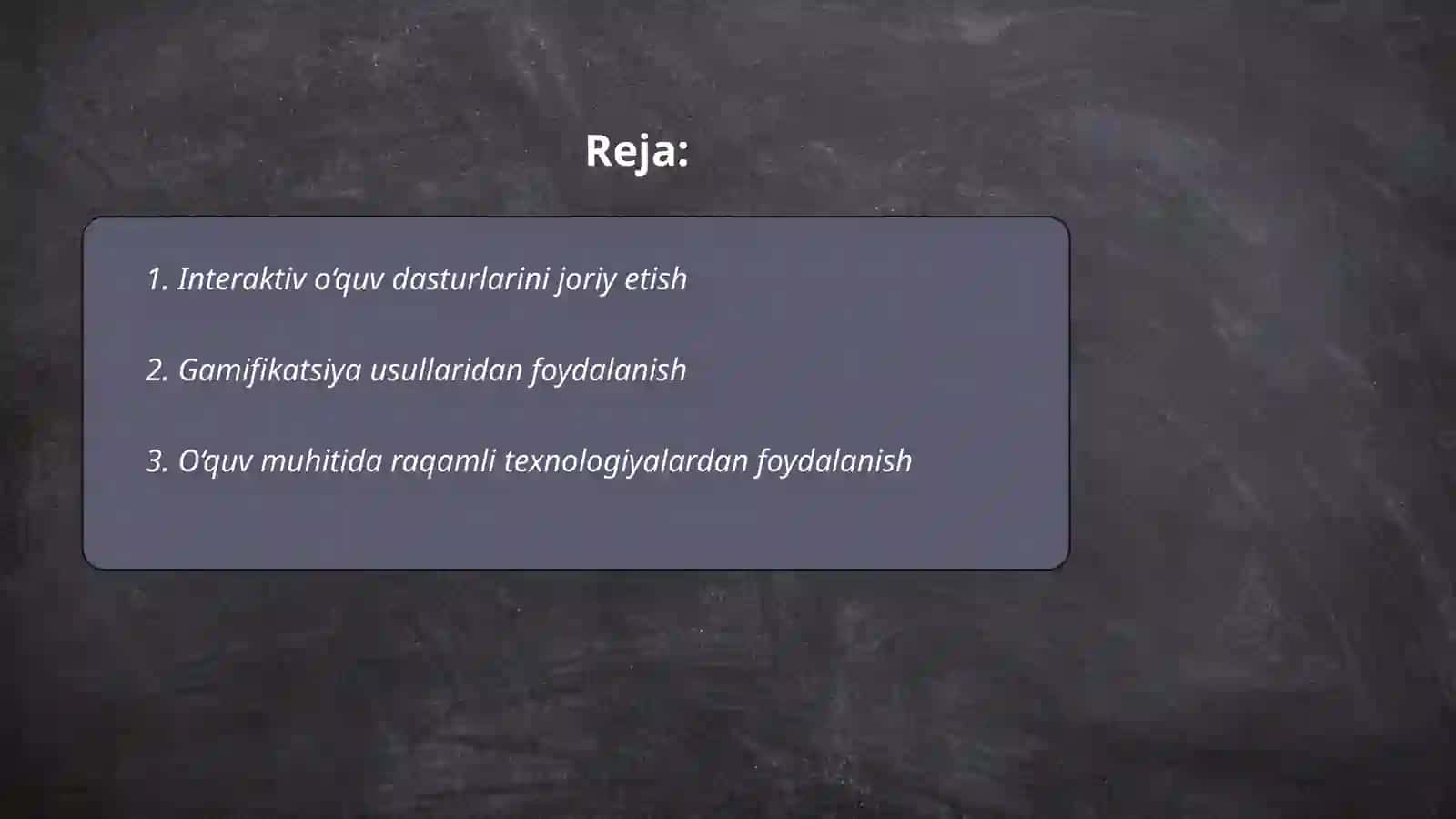 Interaktiv o‘quv dasturlarini joriy etish 2