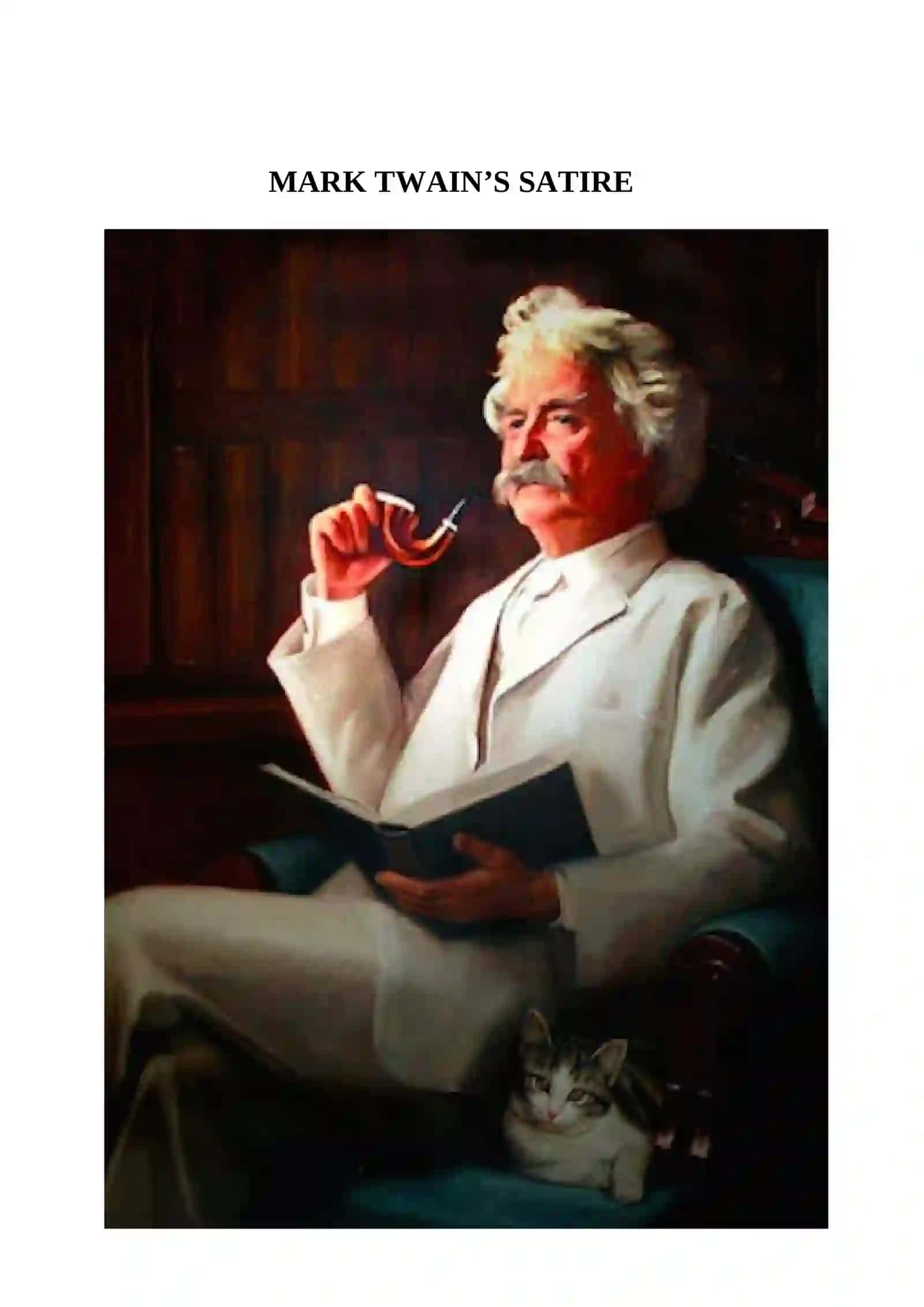 MARK TWAIN’S SATIRE 2