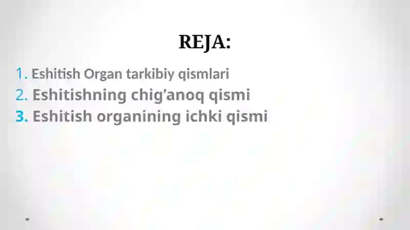 Eshitishning sitologik mexanizimi 2