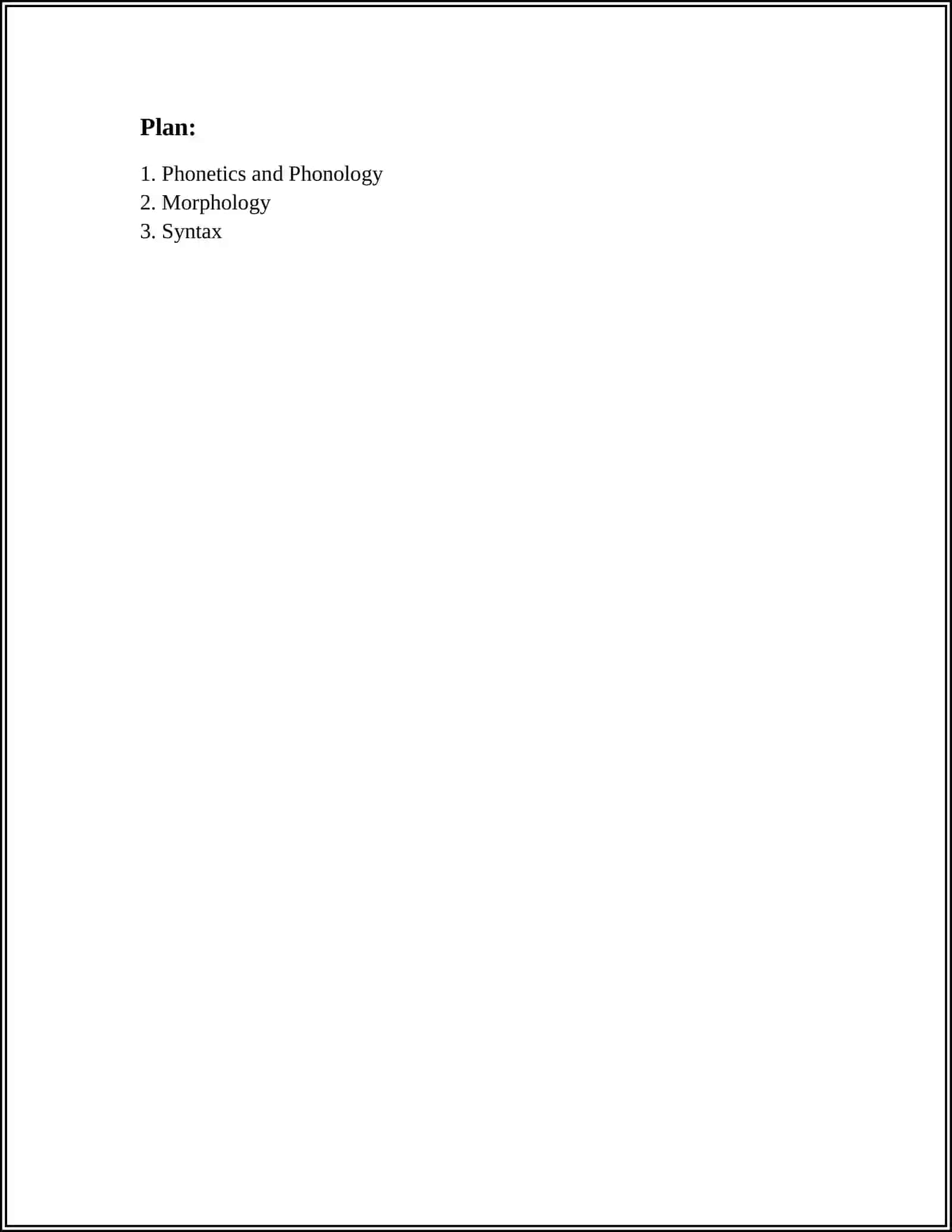 ASPECT OF LANGUAGE AND SPEECH, THEIR UNITS 2