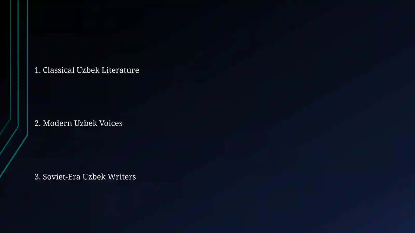 Classical Uzbek Literature 2
