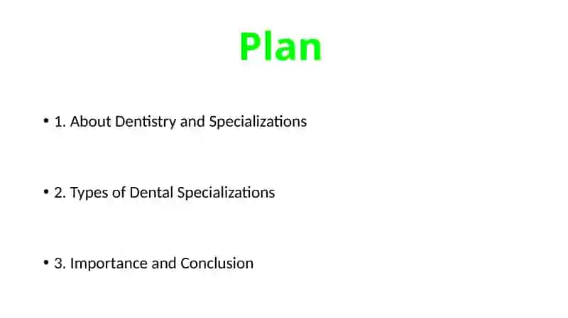 Specializations in Dentistry 2