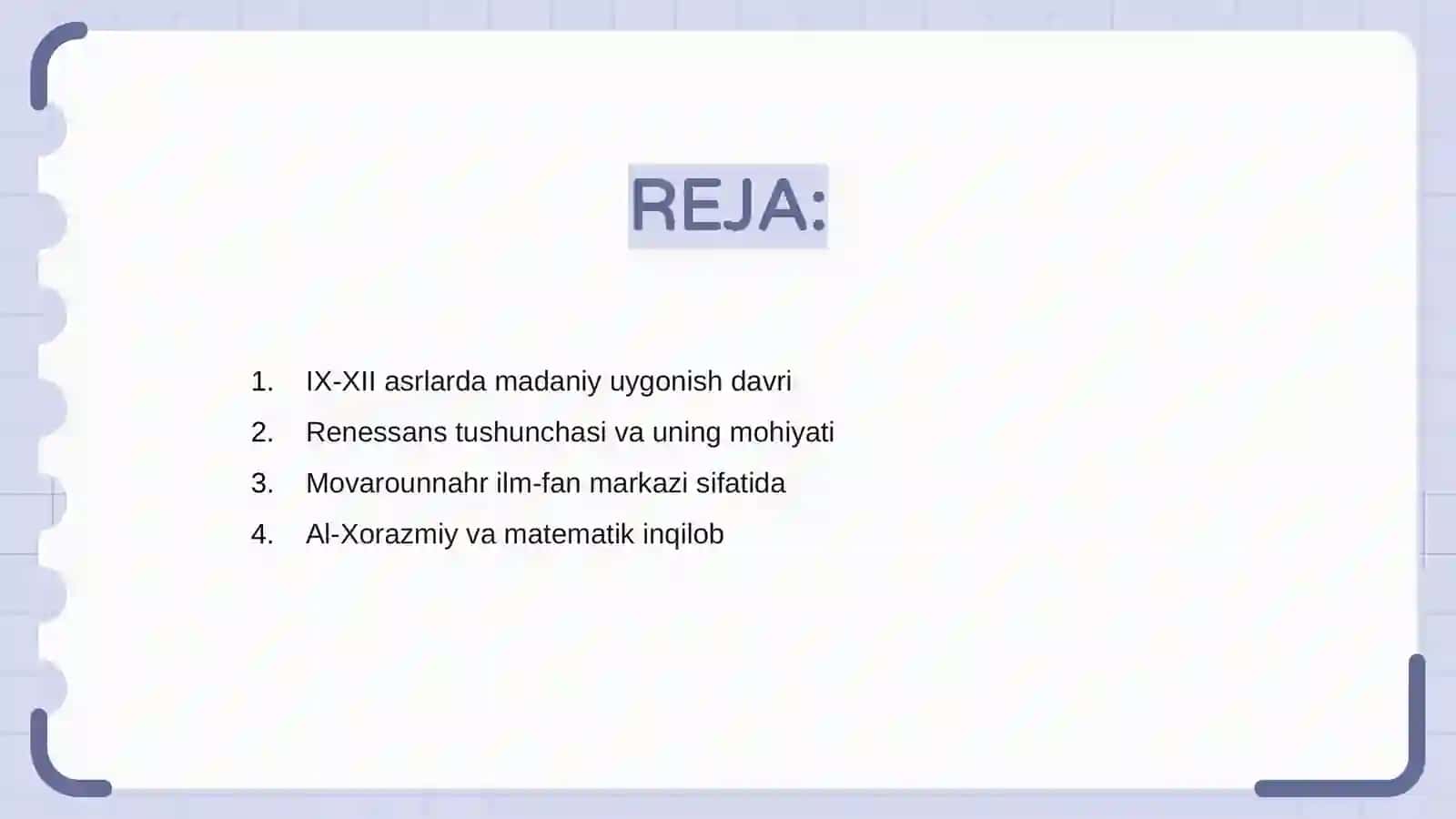 IX-XII asrlarda Madaniy Uygonish Davri 2