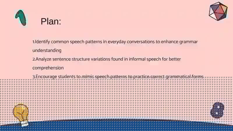 Teaching grammar by using speech patterns 2