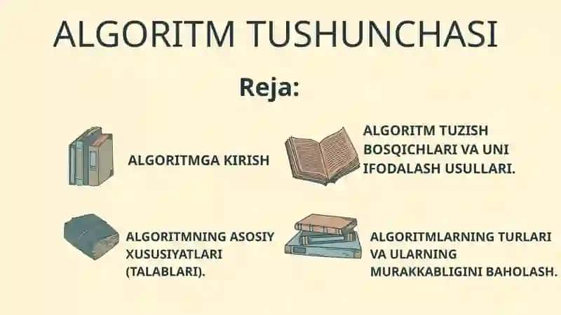 ALGORITM TUSHUNCHASI 2