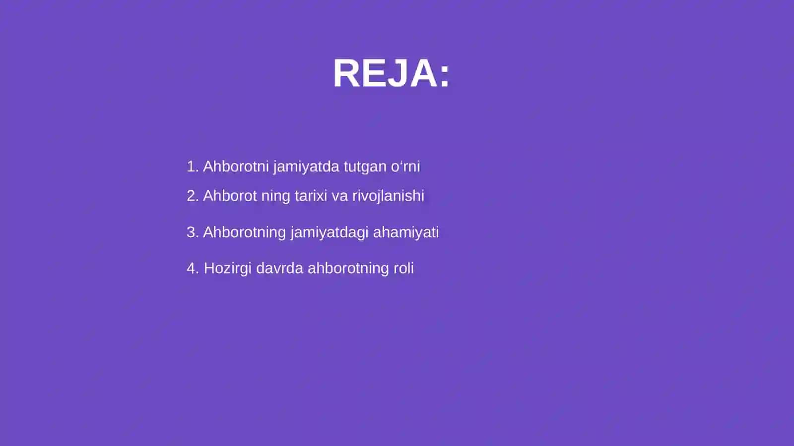 Ahborotni jamiyatda tutgan o‘rni va ahamiyati 2